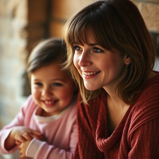 Sophie Marceau posant avec des enfants de l'association Arc-en-Ciel